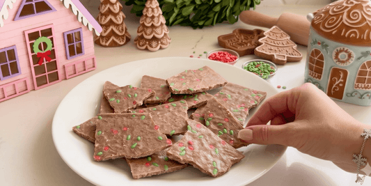 Candy Cane Bark Bites