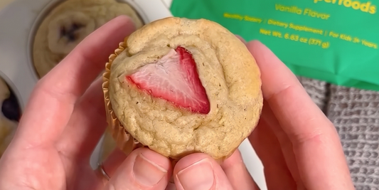Vanilla Greens Pancake Muffins
