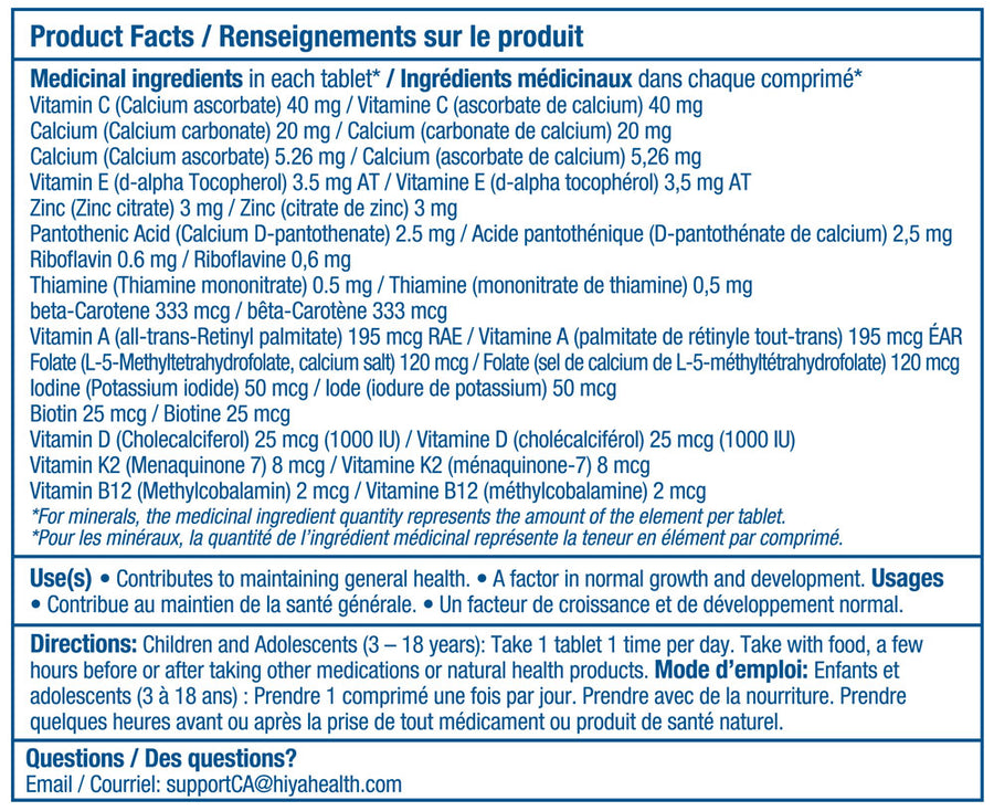supplement facts