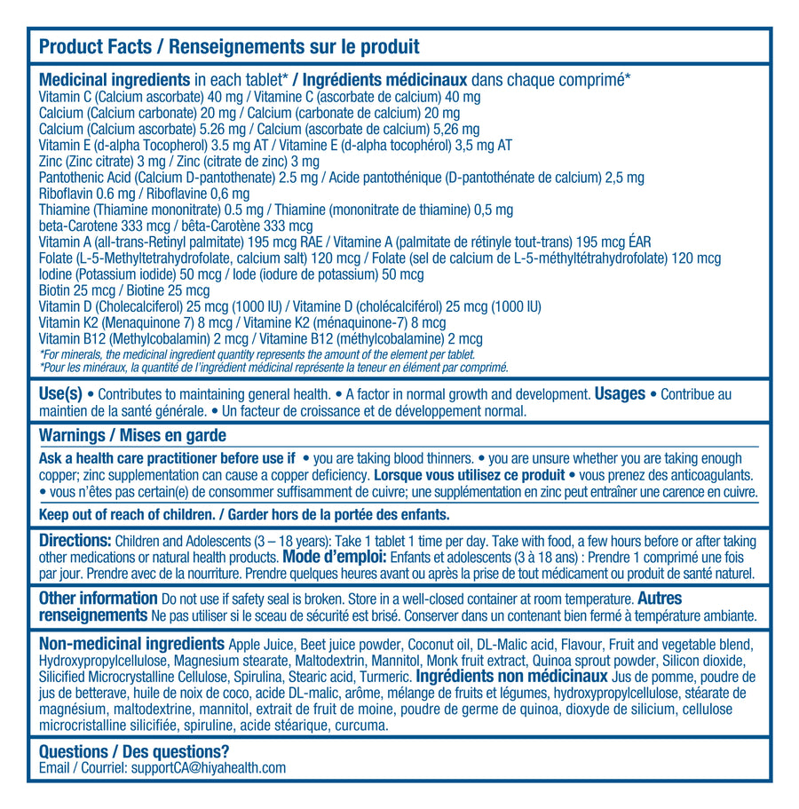 supplement facts