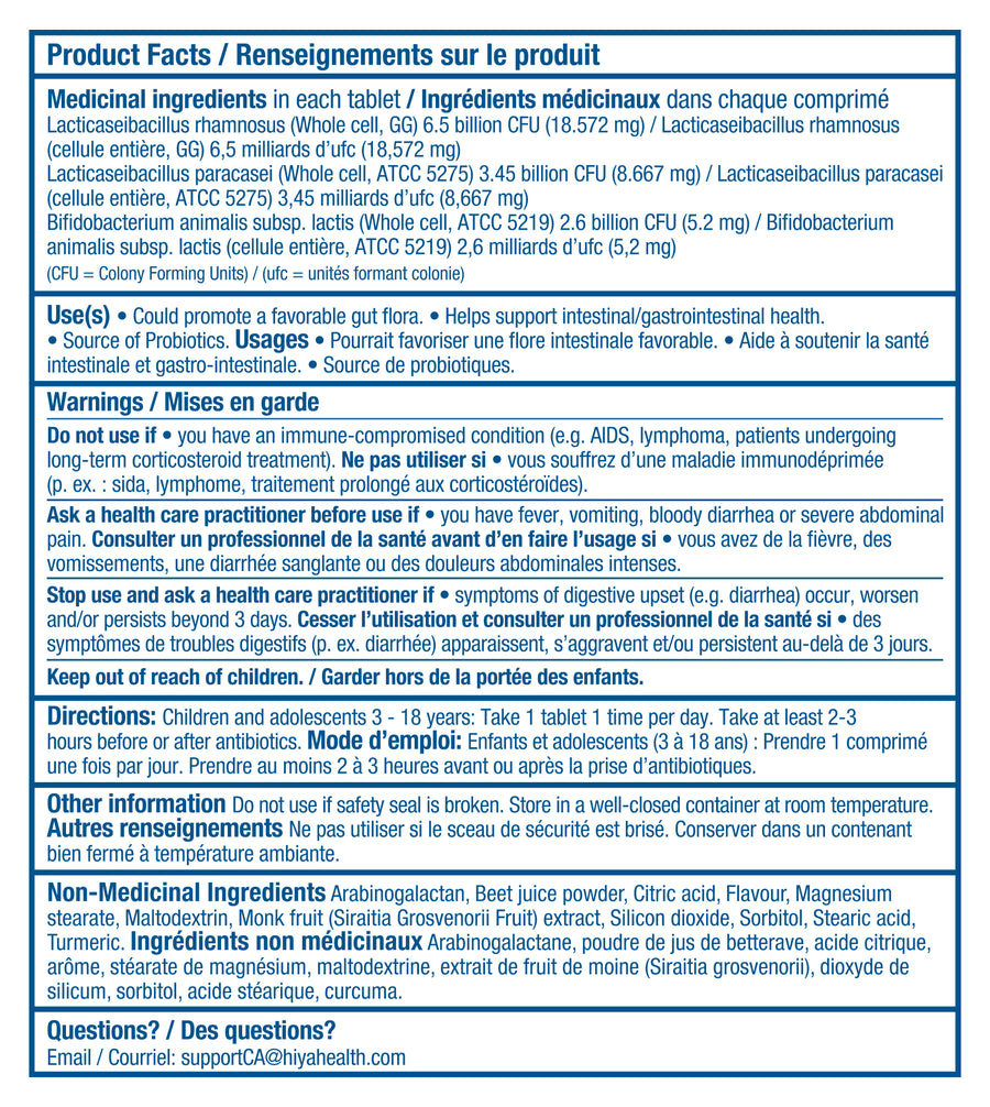 supplement facts