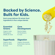 Légumes verts et superaliments quotidiens pour enfants