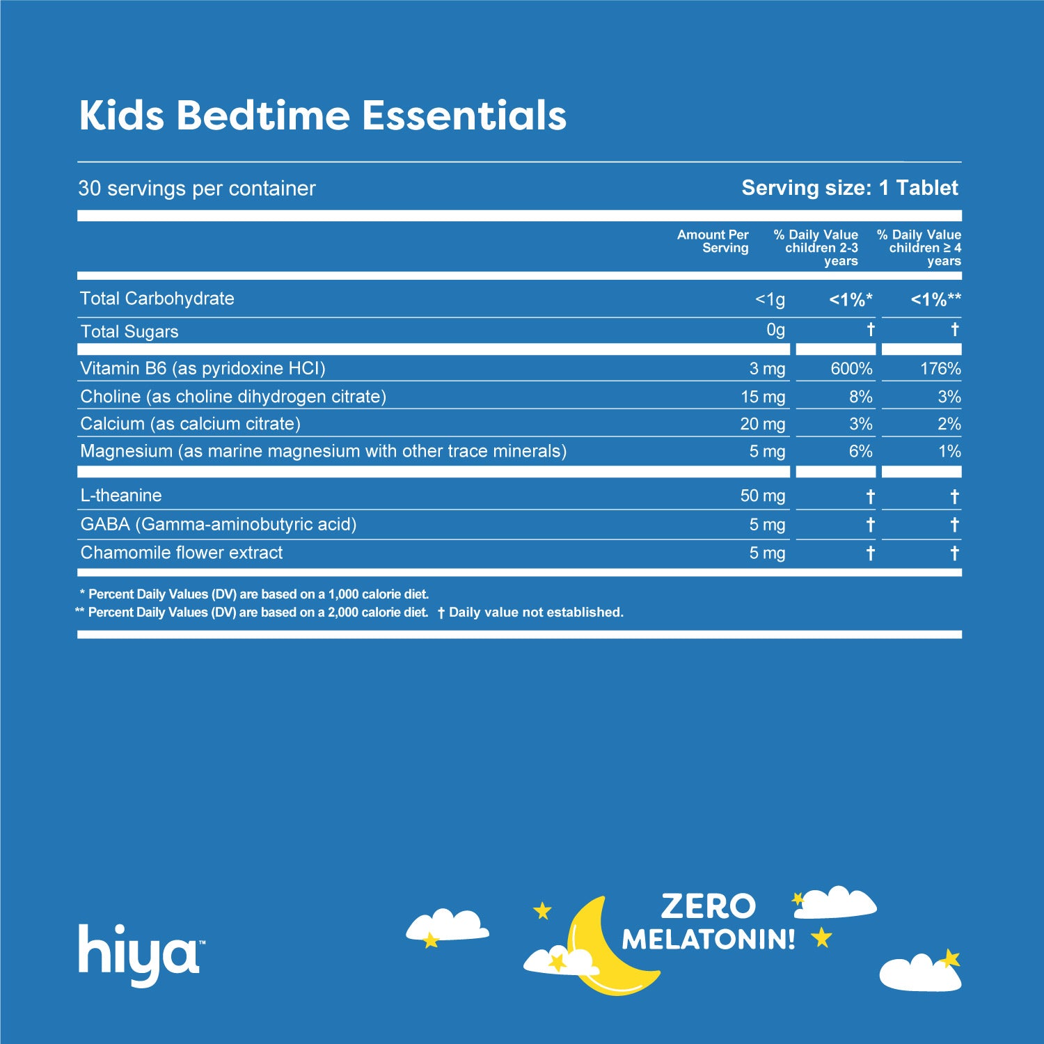 Kids Bedtime Essentials - Hiya Health | Essential Super Nutrients for Kids