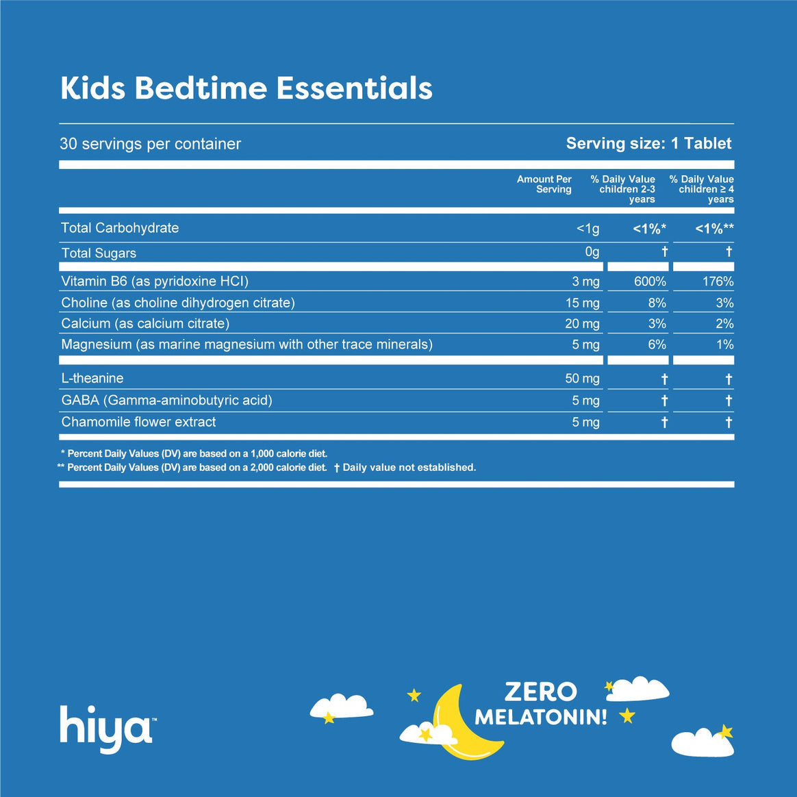 Kids Bedtime Essentials - Hiya Health | Essential Super Nutrients for Kids