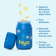 Kids Bedtime Essentials - Hiya Health | Essential Super Nutrients for Kids