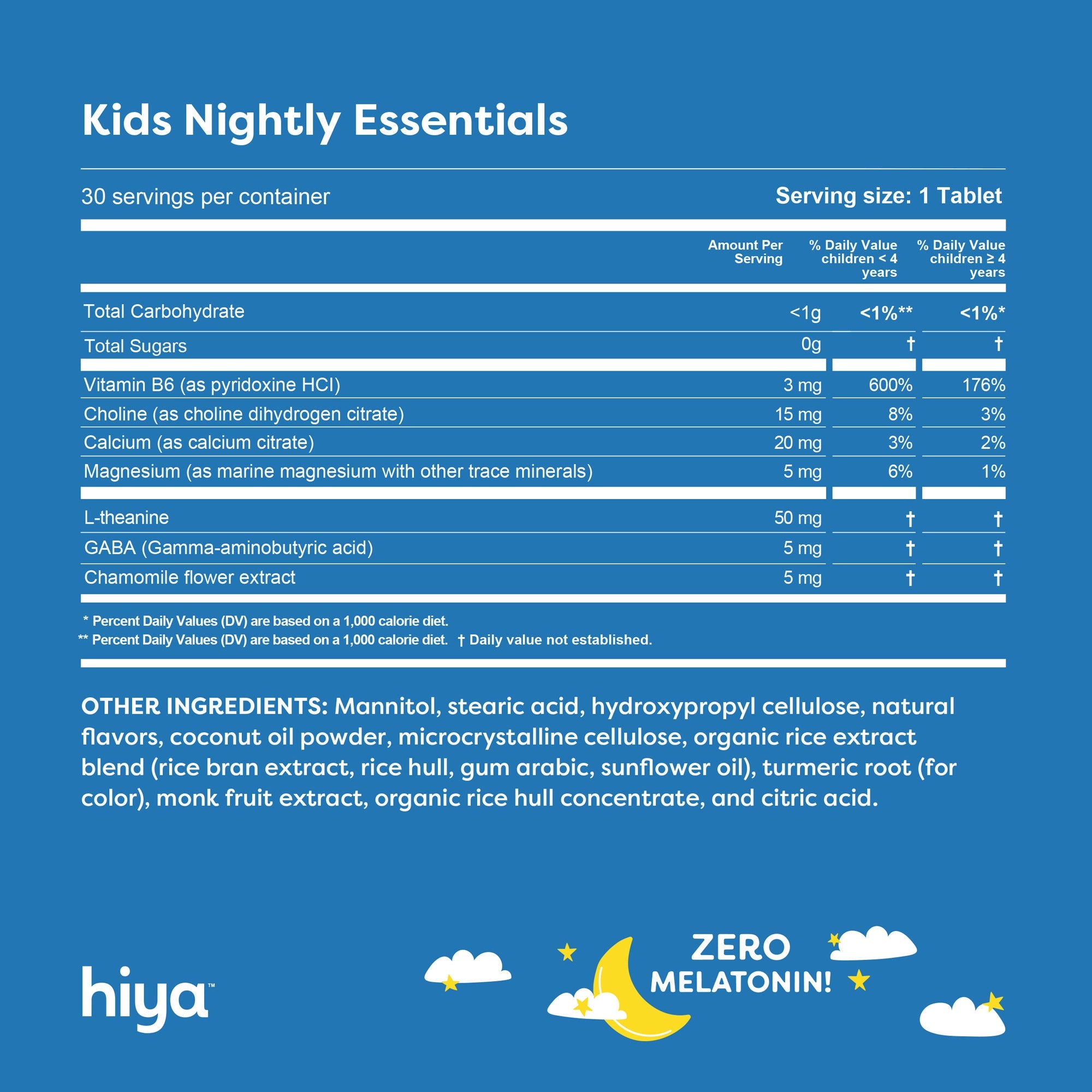 Kids Bedtime Essentials - Hiya Health | Essential Super Nutrients for Kids