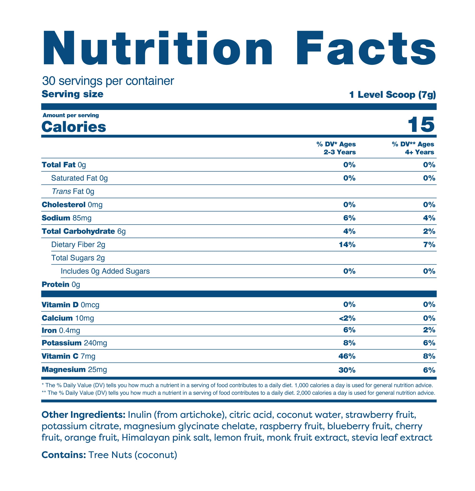supplement facts