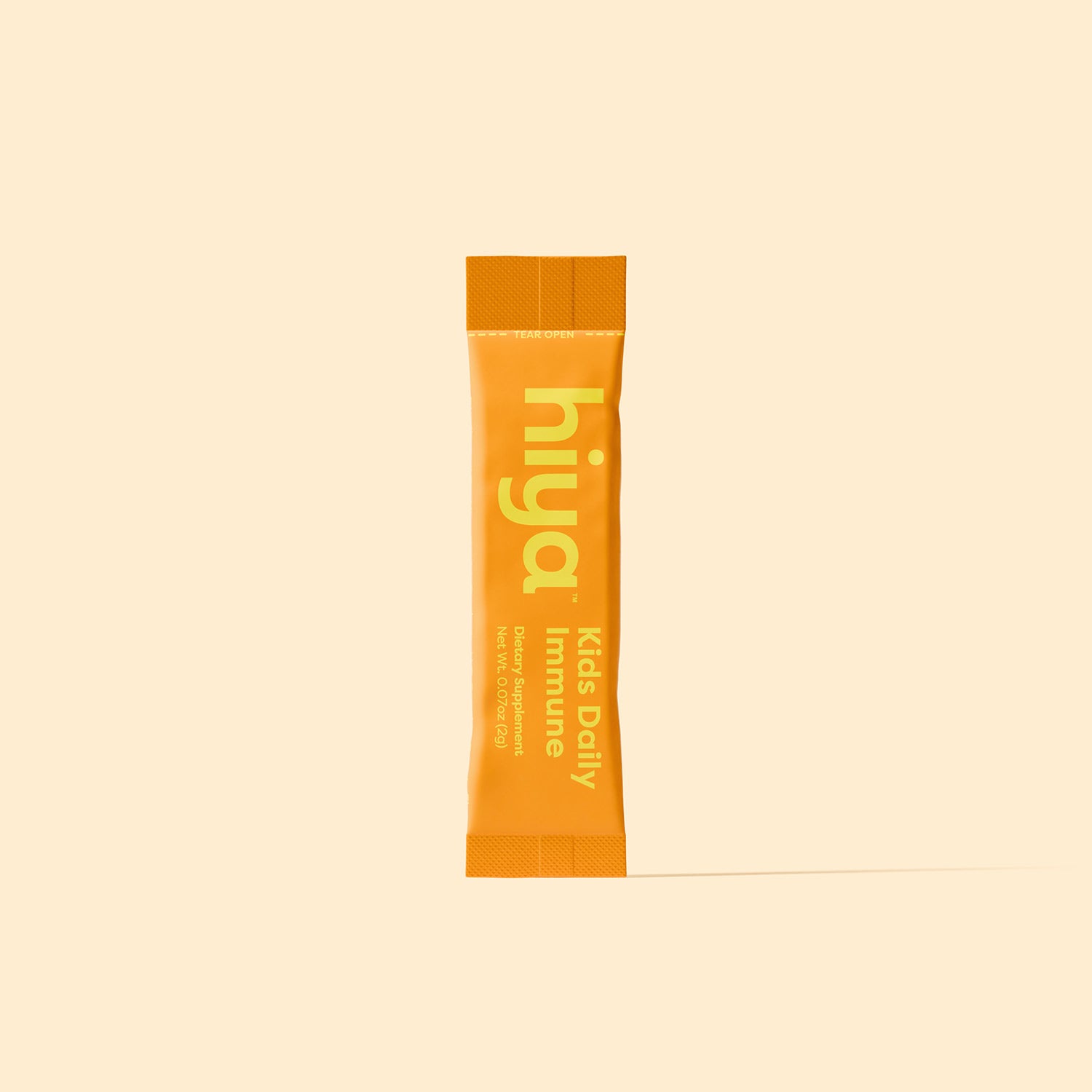 Hiya Kids Daily Immune vitamin tablet packet for children's health support