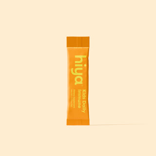 Hiya Kids Daily Immune vitamin tablet packet for children's health support