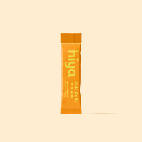 Hiya Kids Daily Immune vitamin tablet packet for children's health support