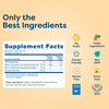 Kids Immune Sticks nutrition label with Vitamin C, Beta-Glucans, Elderberry for children's immune support