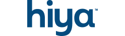 Hiya Health logo in blue text on white background