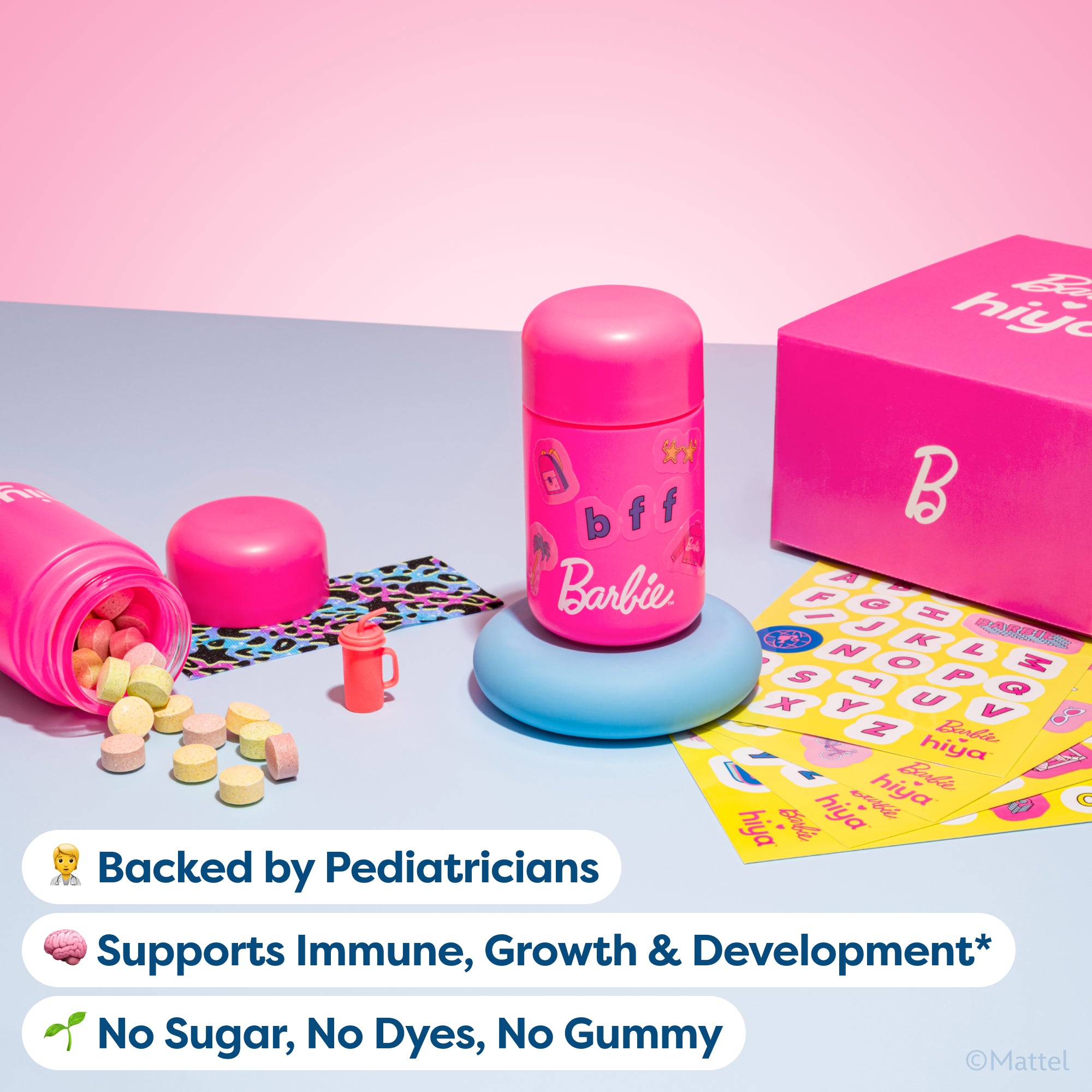 Barbie Kids Multivitamin Bottle – Hiya