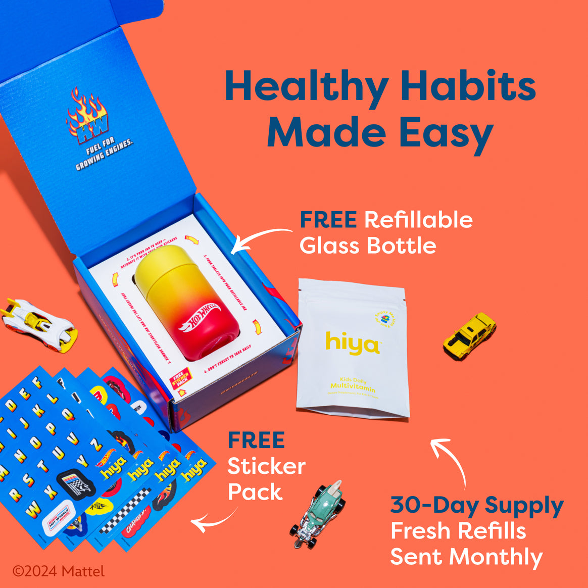 Kids Daily Multivitamin - Hot Wheels