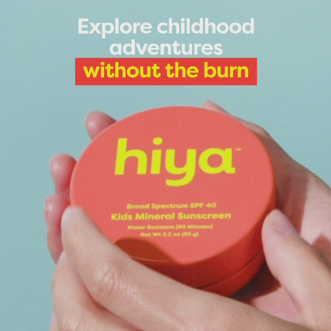 Kids Sunscreen | Reimagining Children's Health | Hiya