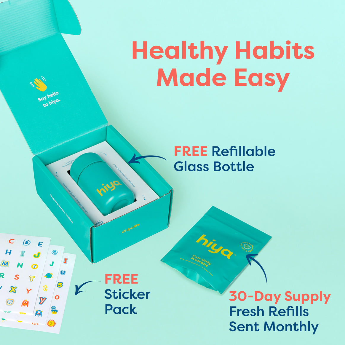 Probiotiques quotidiens pour enfants 